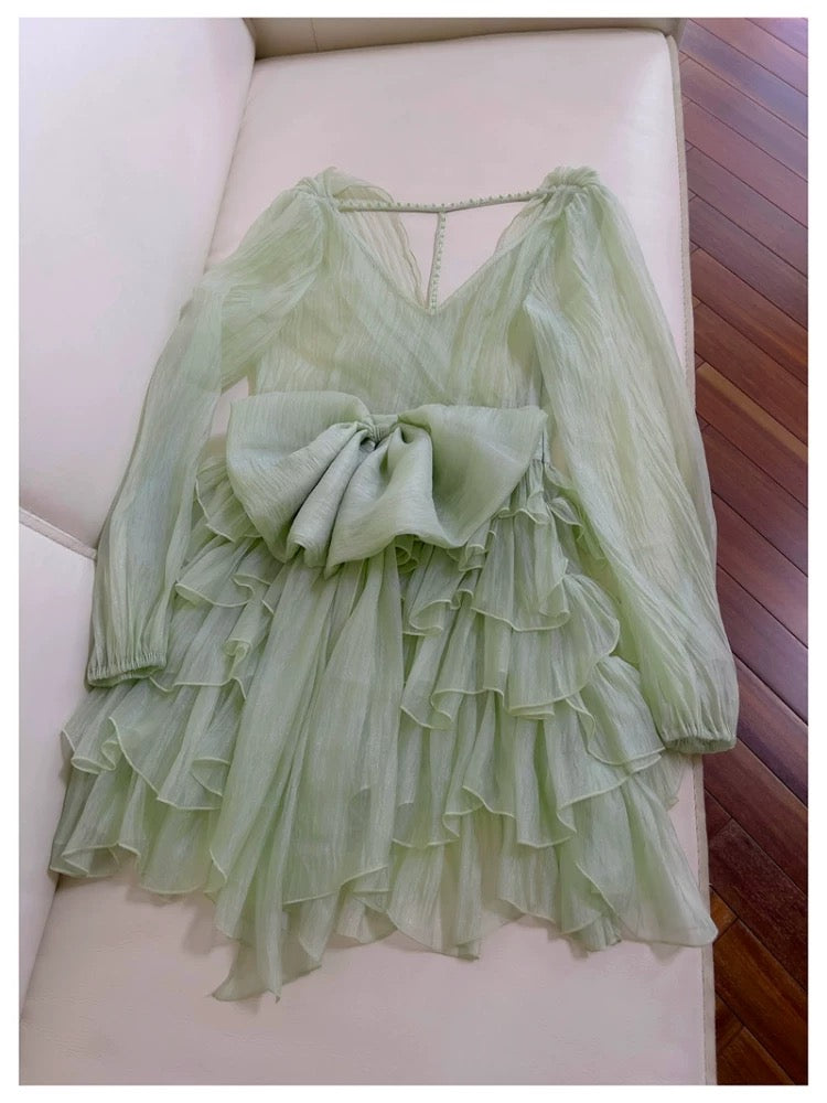 Cute A Line Spaghetti Straps Mint Green Chiffon Formal 8th Grade Homecoming Dresses Summer Middle School Hoco Dress Homecoming Outfits DH102