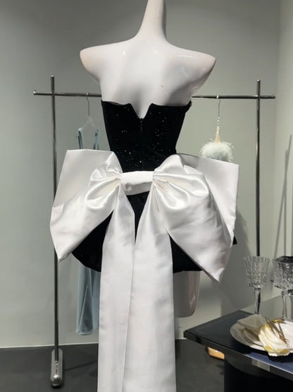 Cute Ball Gown Sweetheart Black Velvet Mini Short Formal 8th Grade Homecoming Dresses Summer Middle School Hoco Dress Homecoming Outfits DH1059
