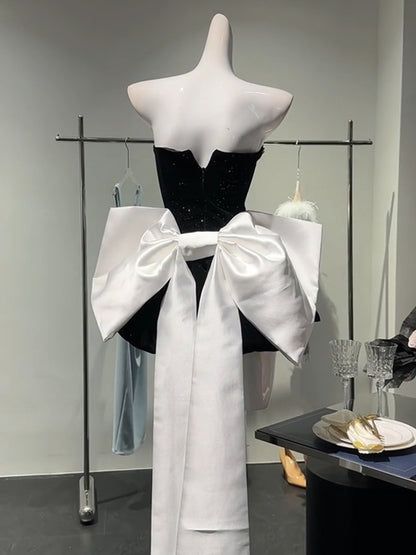 Cute Ball Gown Sweetheart Black Velvet Mini Short Formal 8th Grade Homecoming Dresses Summer Middle School Hoco Dress Homecoming Outfits DH1059
