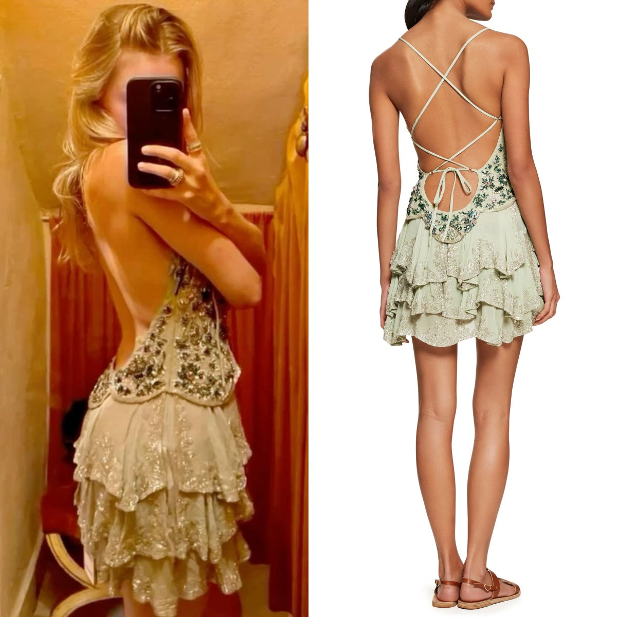 Sexy Spaghetti Straps V Neck Blue Sheath Cocktail Dress Formal 8th Grade Homecoming Dress Y9229 main image 1