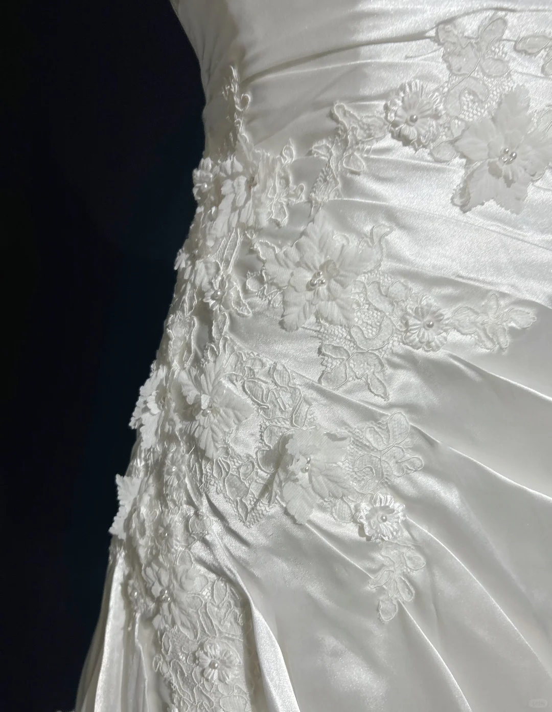 Robe de mariée classique et élégante, style sirène, asymétrique, longue, en satin blanc, style années 70, robes de mariée vintage, DH1147