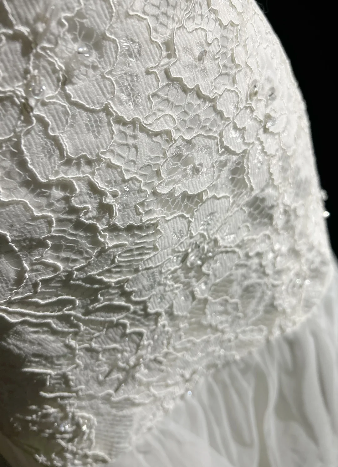 Robe de mariée classique et élégante, style sirène, manches courtes, en dentelle blanche, style années 80, style vintage, DH1153