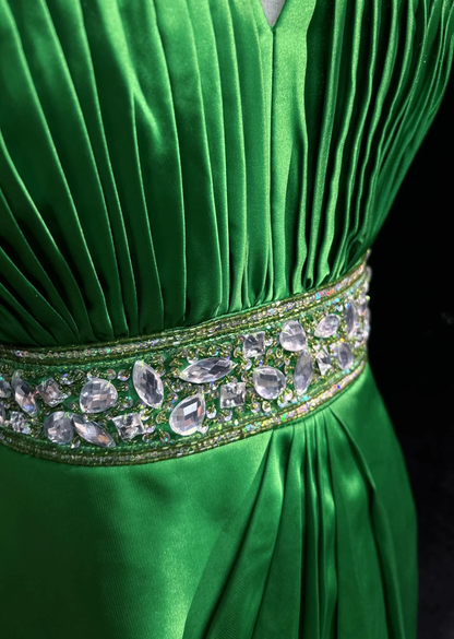 Vintage Sheath V Neck Green Satin Mini Short Formal 8th Grade Homecoming Dresses Summer Middle School Hoco Dress 20th Birthday Outfits DH1155