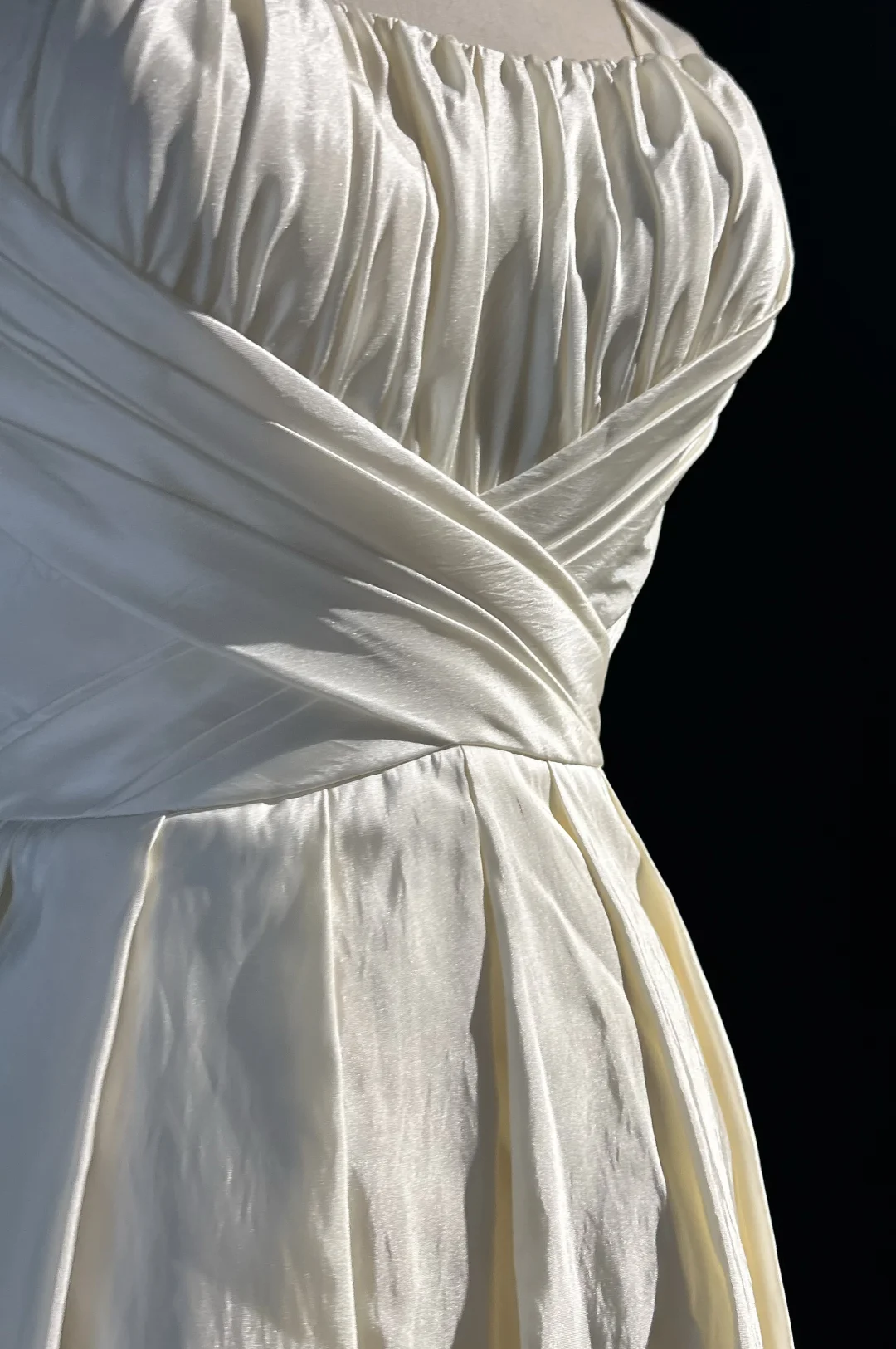 Unique Bridal Dress High Low Spaghetti Straps White 90s Wedding Dresses Vintage Bride Dress Bridal Gowns DH1261