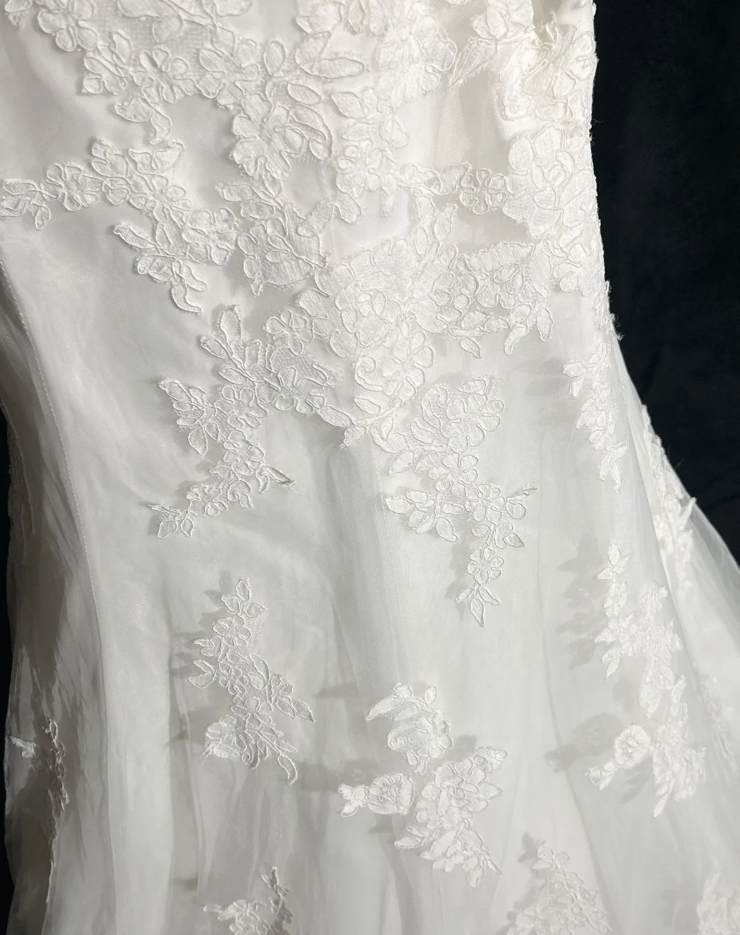Robe de mariée classique sirène bustier en dentelle blanche longue style années 70, robe de mariée vintage, robes de mariée DH1267