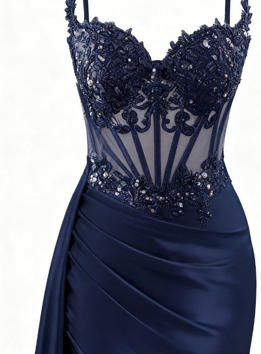 Elegant Mermaid Spaghetti Straps Pink Slit Satin Long Prom Dresses Party Dress Summer 20th Birthday Outfits 18th Birthday Dresses DH1280