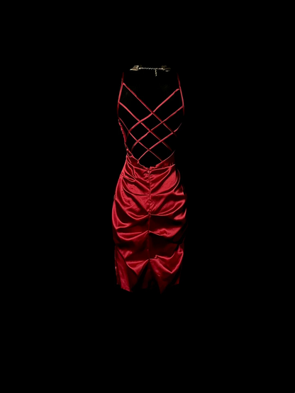 Unique Sheath Spaghetti Straps Red Sleeveless Short Mini Green Formal 7th Grade Homecoming Dresses Middle School Prom Dress Hoco Outfits DH1329