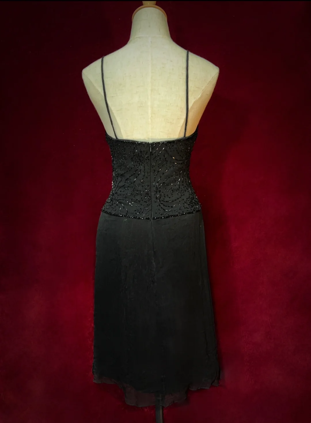 Unique A Line Spaghetti Straps Black Chiffon Short Mini Formal 7th Grade Homecoming Dresses Middle School Short Cocktail Night Dress Hoco Outfits DH1444