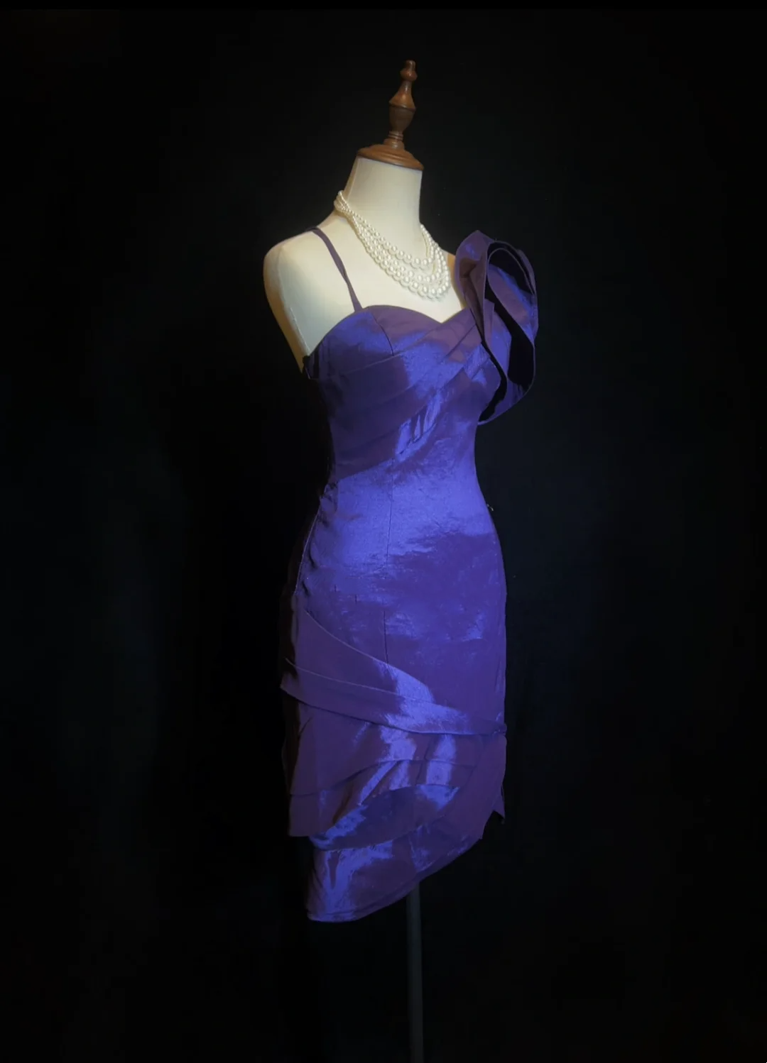 Trendy Sheath Spaghetti Straps Grape Mini Short Formal 8th Grade Homecoming Dresses Middle School Cocktail Dress Hoco Outfits DH1448