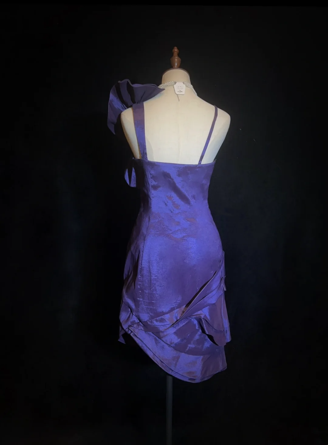 Trendy Sheath Spaghetti Straps Grape Mini Short Formal 8th Grade Homecoming Dresses Middle School Cocktail Dress Hoco Outfits DH1448