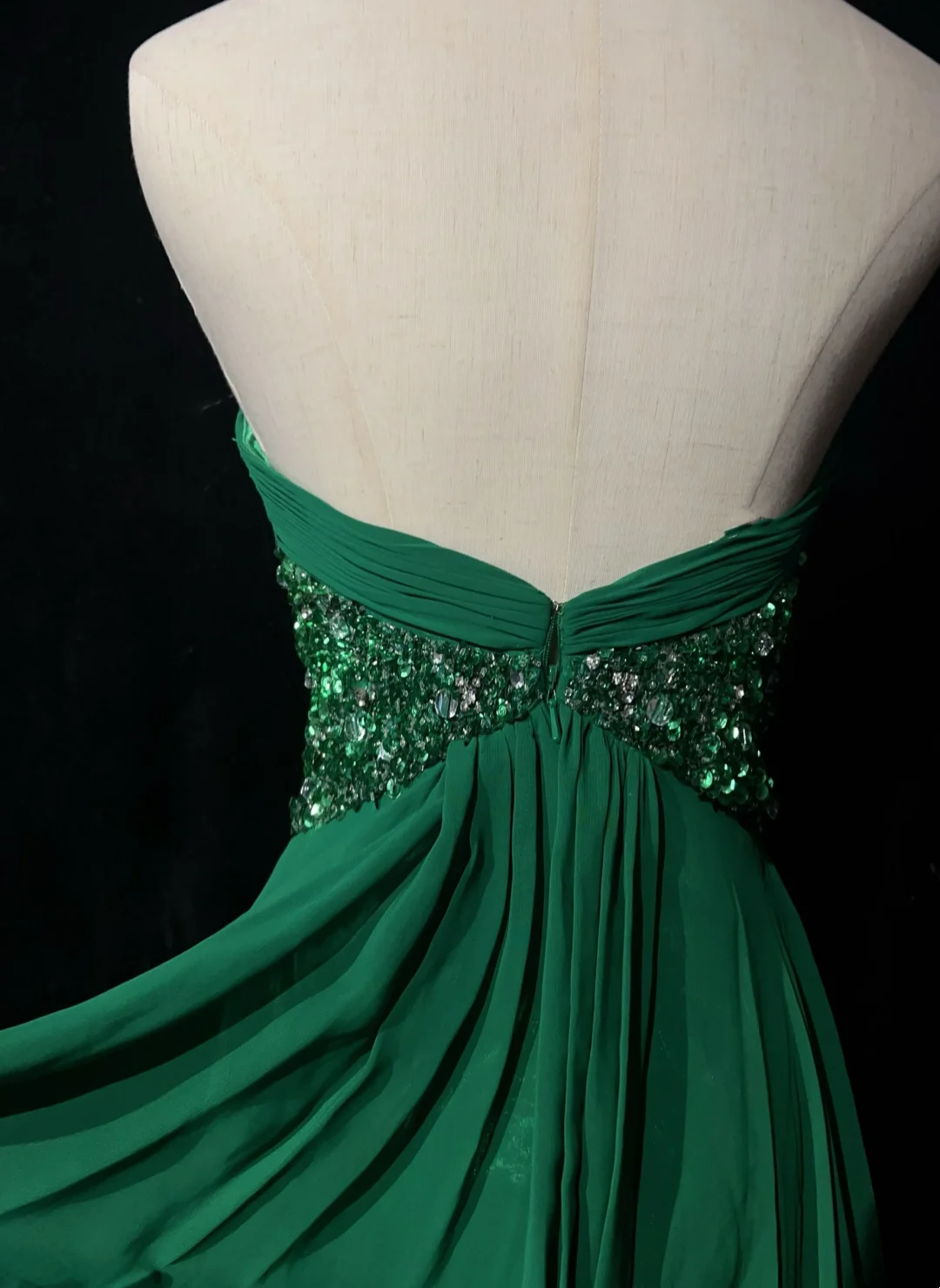 Vintage A line Sweetheart Green Chiffon Short Formal 8th Grade Homecoming Dresses Middle School Cocktail Dress Mini Hoco Outfits DH1468