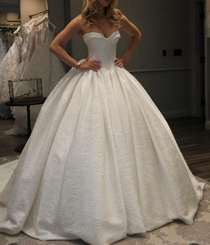 Retro Ball Gown Sweetheart Sleeveless White Satin Wedding Dress Modest Wedding Dresses Princess Wedding Gowns DH1476