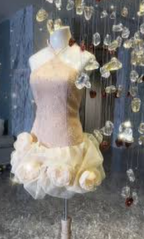 Cute Sheath Halter Sequin Blush Pink Short Mini Formal 8th Grade Homecoming Dresses Middle School Cocktail Night Dress Hoco Outfits DH1528