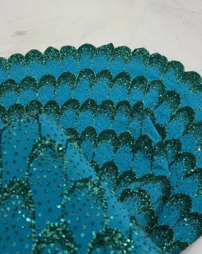 Robe de bal élégante à paillettes bleues, sans bretelles, tenue de soirée pour 22e anniversaire, 18e anniversaire, DH1584