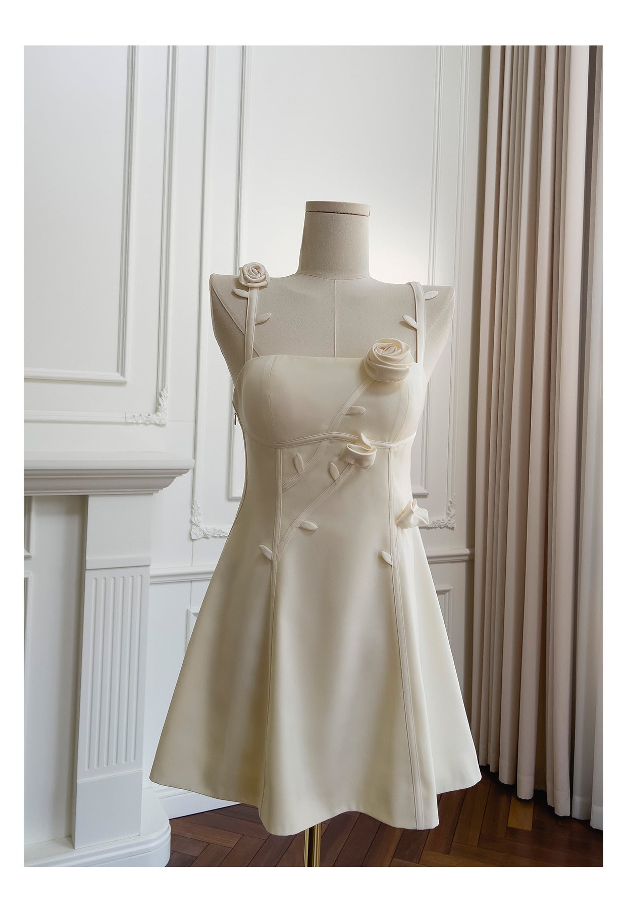Cute A Line Spaghetti Straps Satin Formal 8th Grade Homecoming Dresses Middle School Short Cocktail Gowns Graduation Dress Hoco Outfits DH1992