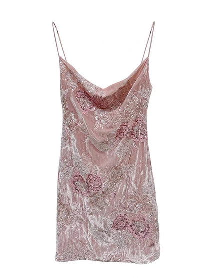 Sexy Sheath Spaghetti Straps Pink Sequin Short Mini Formal 8th Grade Homecoming Dresses Middle School Short Birthday Gowns Graduation Dress Hoco Outfits DH2125