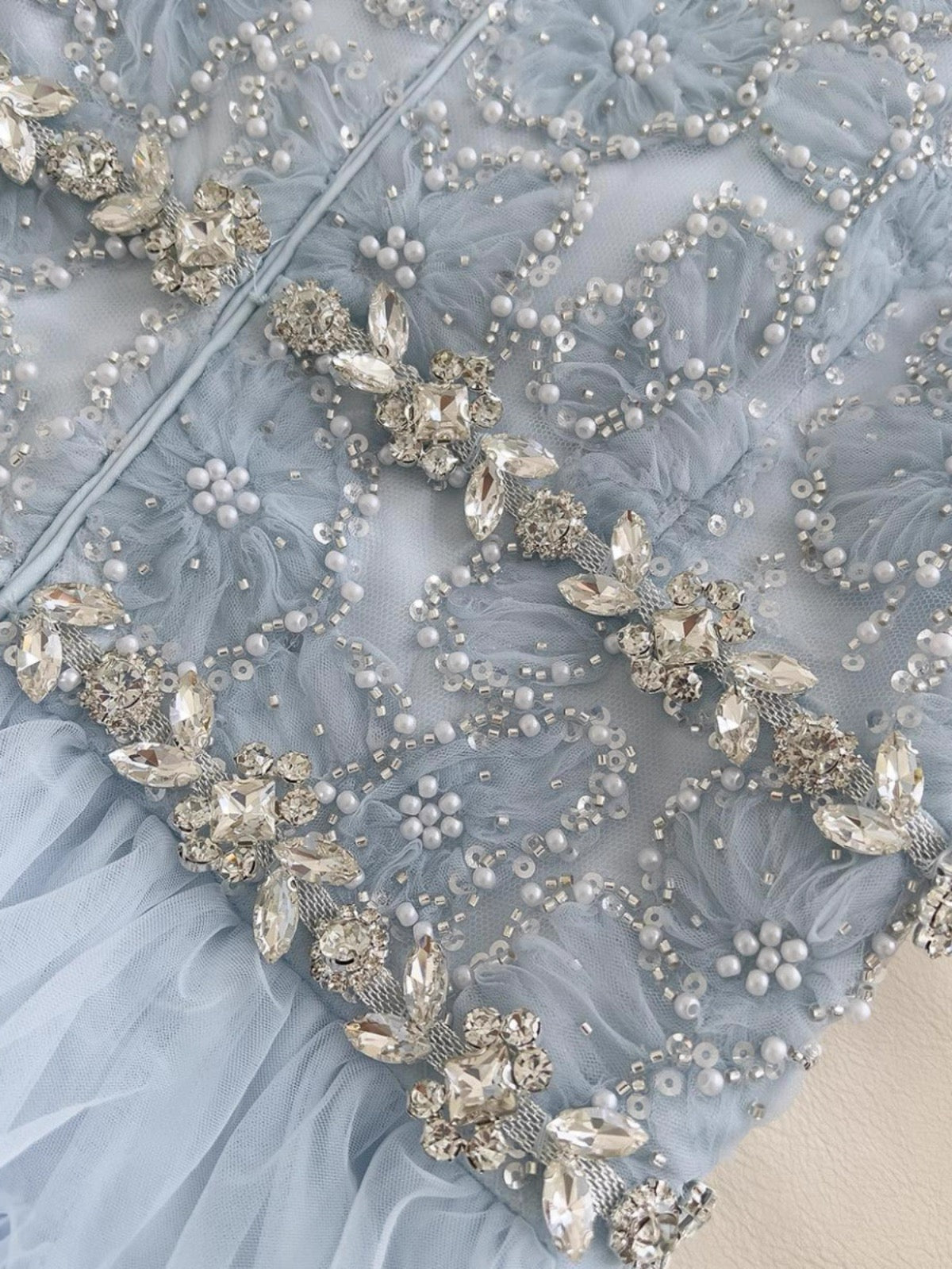 Modest A Line Jewel Neck Light Sky Blue Tulle Formal 8th Grade Homecoming Dress Middle School Short 18th Birthday Outfits Graduation Dress Hoco Dresses DH2130