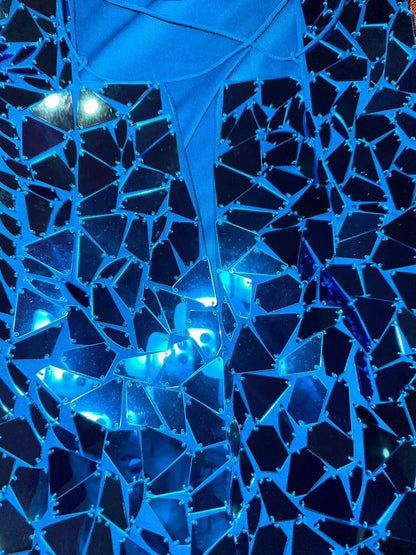 Robe fourreau à bretelles spaghetti, bleu roi, moulante, à paillettes, tenue de soirée, courte, robe de cocktail, robe de remise de diplôme, robe Hoco DH2172