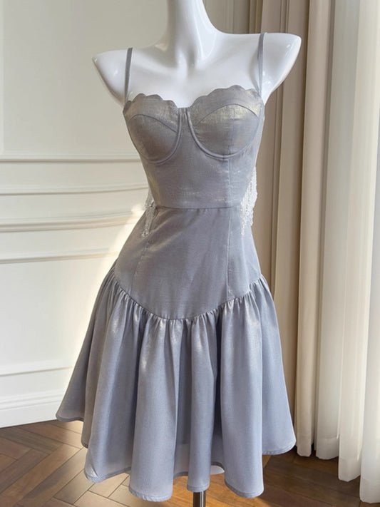 Cute A Line Spaghetti Straps Short Formal Homecoming Dress Middle School Short 20th Birthday Outfits Graduation Dress Cocktail Dresses DH2205