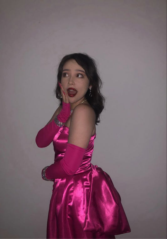 Jolie robe de bal bustier en satin rose, robe de soirée courte, tenue de 21e anniversaire, robe de remise de diplôme, mini robe de cocktail DH2386