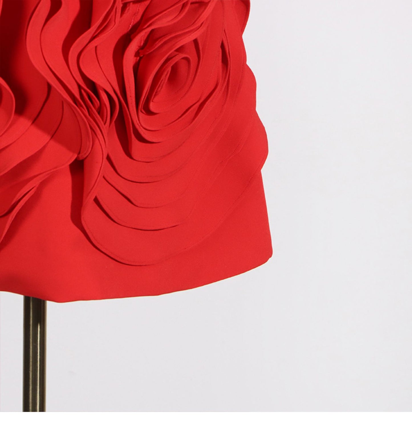 Robe de soirée en satin rouge, coupe trapèze, sans bretelles, tenue de soirée, pour 18e anniversaire, robe de remise de diplôme, courte, mini, Hoco, DH2535