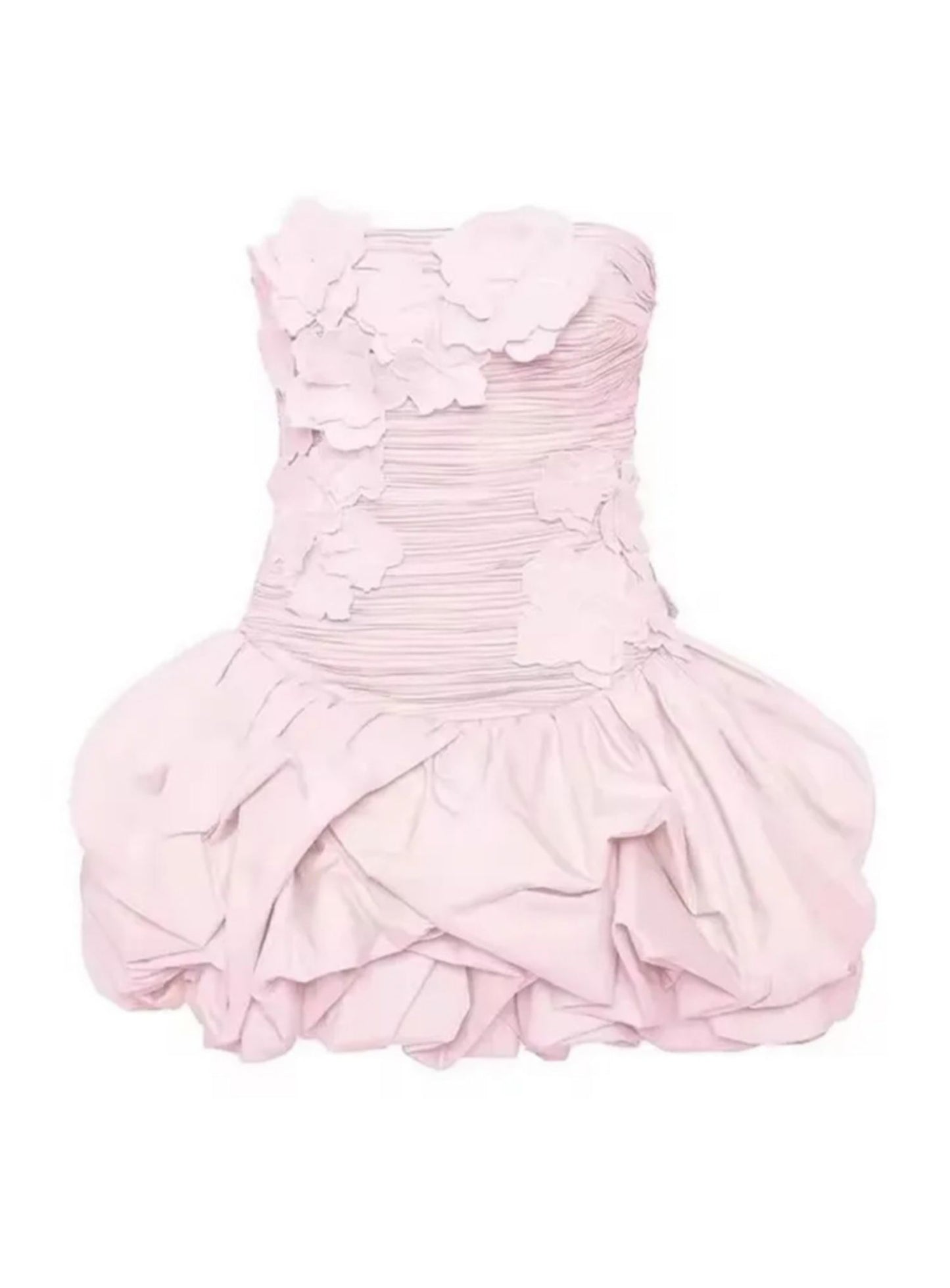 Robe de bal modeste sans bretelles en satin et dentelle, tenue de soirée courte pour 16e anniversaire, robe de remise de diplôme, mini robe Hoco DH2540