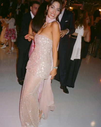 Cute A Line Strapless Lilac Sequin Formal Homecoming Dresses 8th Grad Dance Graduation Dress Short Mini Hoco Dresses DH2569