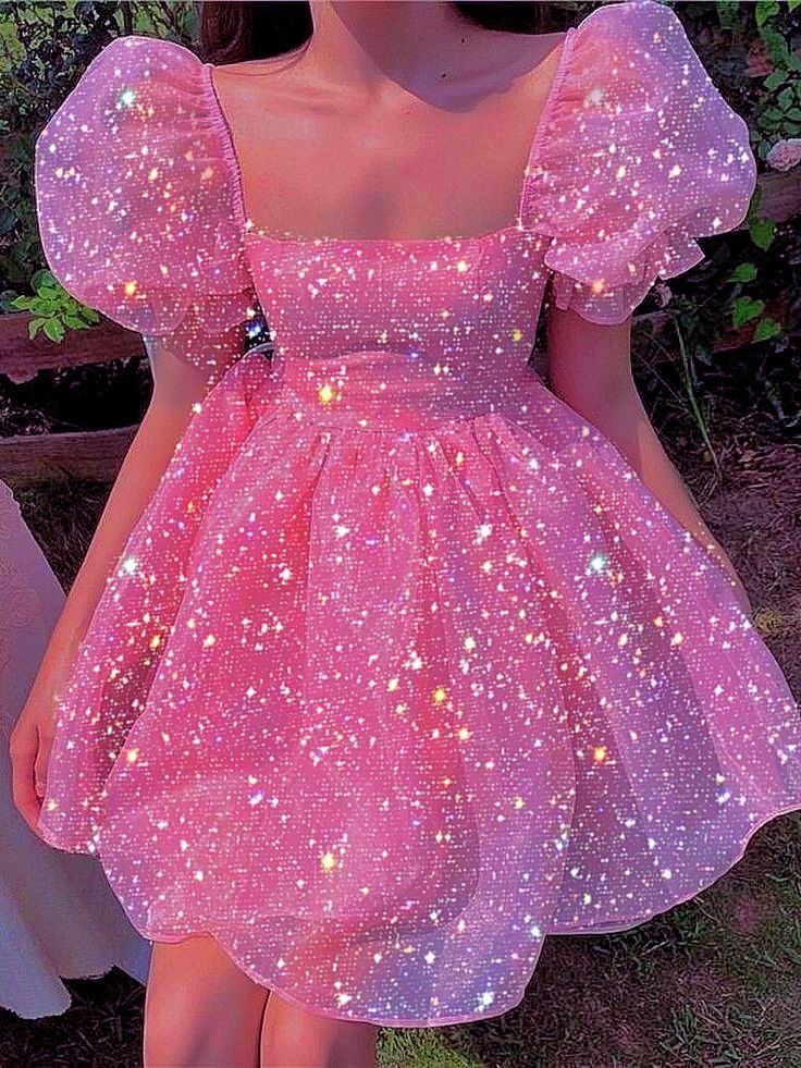 Robe de bal princesse à col carré en tulle rose, robe de soirée formelle, robe de bal de fin d'année, robe courte Hoco DH2590