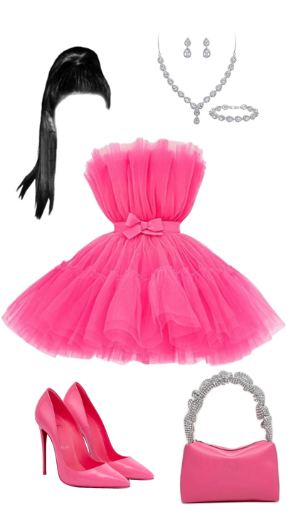 Robe de bal courte en tulle rose, sans bretelles, tenue de soirée, de 4e année, de collège, de cocktail, Hoco Outfits DH2619