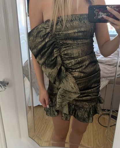 Unique Sheath Strapless Satin Formal Tight Homecoming Dresses 8th Grad Dance Graduation Dress Short Hoco Dresses DH2686