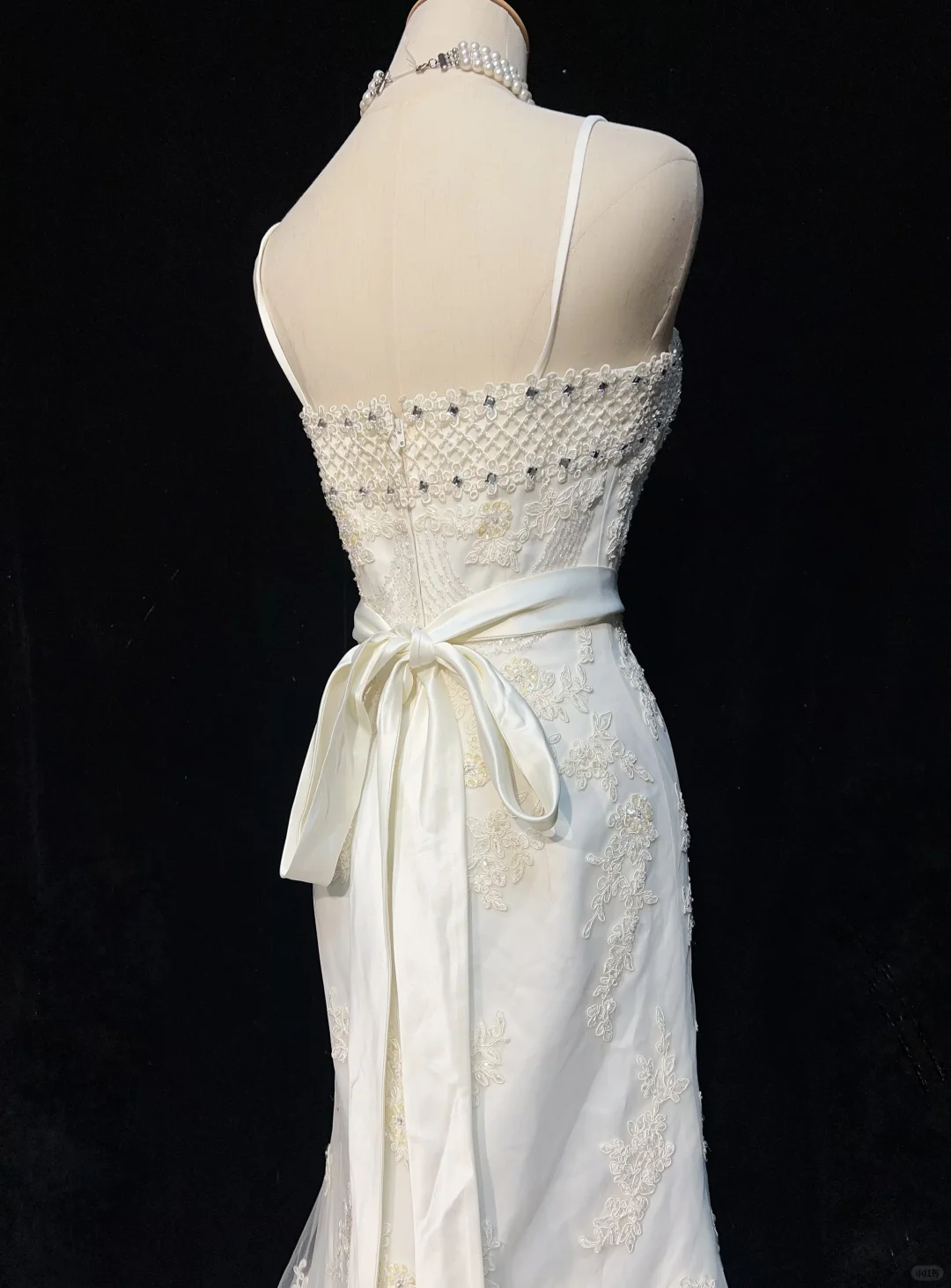 Vintage Wedding Dress 1970s Mermaid Spaghetti Straps Lace Long Wedding Dresses Bridal Gowns Elegant Brides Gown DH551