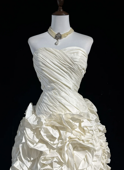 Vintage Ball Gown Sweetheart Taffeta White Sleeveless Mini Short Formal 8th Grade Homecoming Dresses Summer Middle School Hoco Dress Homecoming Outfits DH661