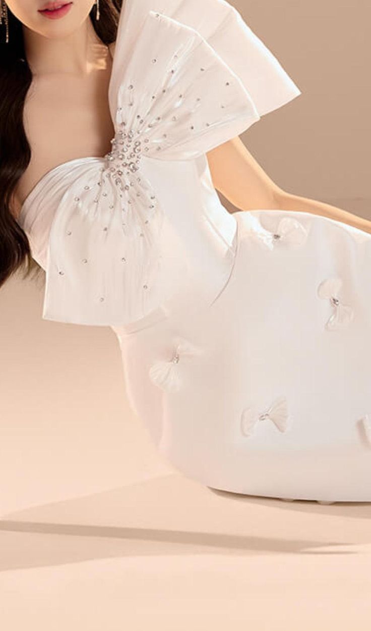Pretty A line One Shoulder White Satin Formal 8th Grade Homecoming Dresses Summer Middle School Hoco Dress Homecoming Outfits DH803