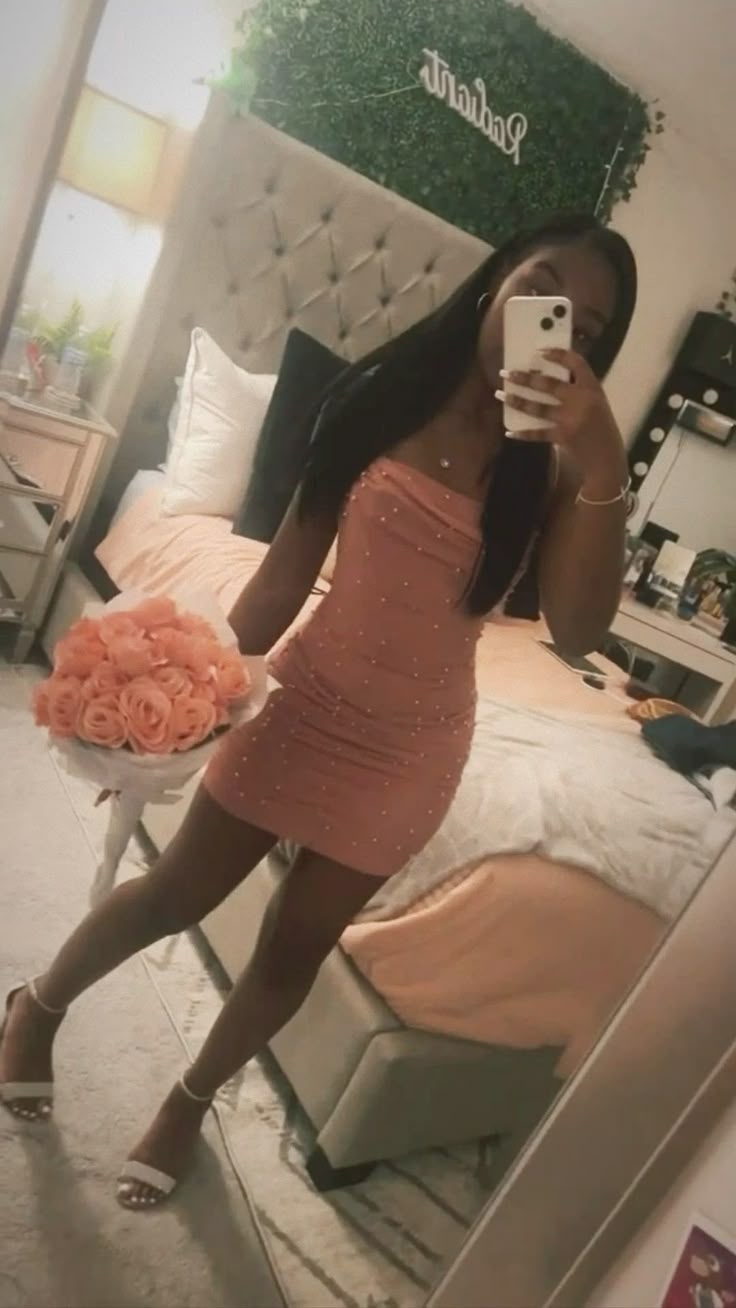 Pretty Sheath Spaghetti Straps Pink Short Mini Formal 8th Grade Homecoming Dresses Summer Middle School Hoco Dress Homecoming Outfits DH814
