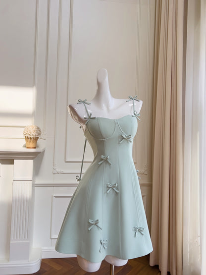 Fancy Short Hoco Dresses A line Spaghetti Straps Mint Green Formal 8th Grade Homecoming Dresses Summer Middle School Homecoming Outfits DH82