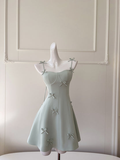 Fancy Short Hoco Dresses A line Spaghetti Straps Mint Green Formal 8th Grade Homecoming Dresses Summer Middle School Homecoming Outfits DH82