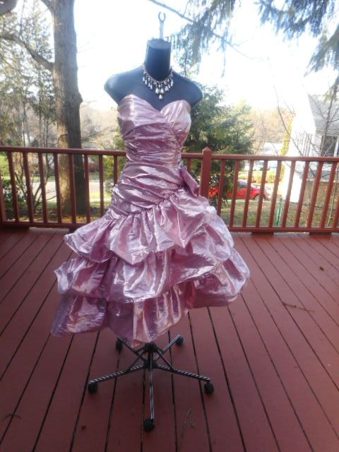 Vintage Sweetheart High Low Pink Satin Formal 8th Grade Homecoming Dresses Summer Middle School Hoco Dress Homecoming Outfits DH830