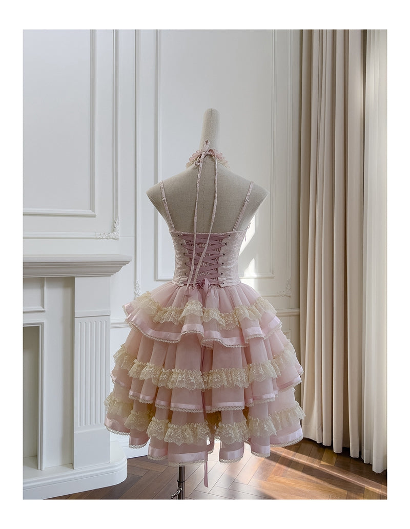 Cute Ball Gown Spaghetti Straps Pink Short Homecoming Dress Summer Middle School Formal 8th Grade Hoco Dresses Summer Homecoming Outfits DH89