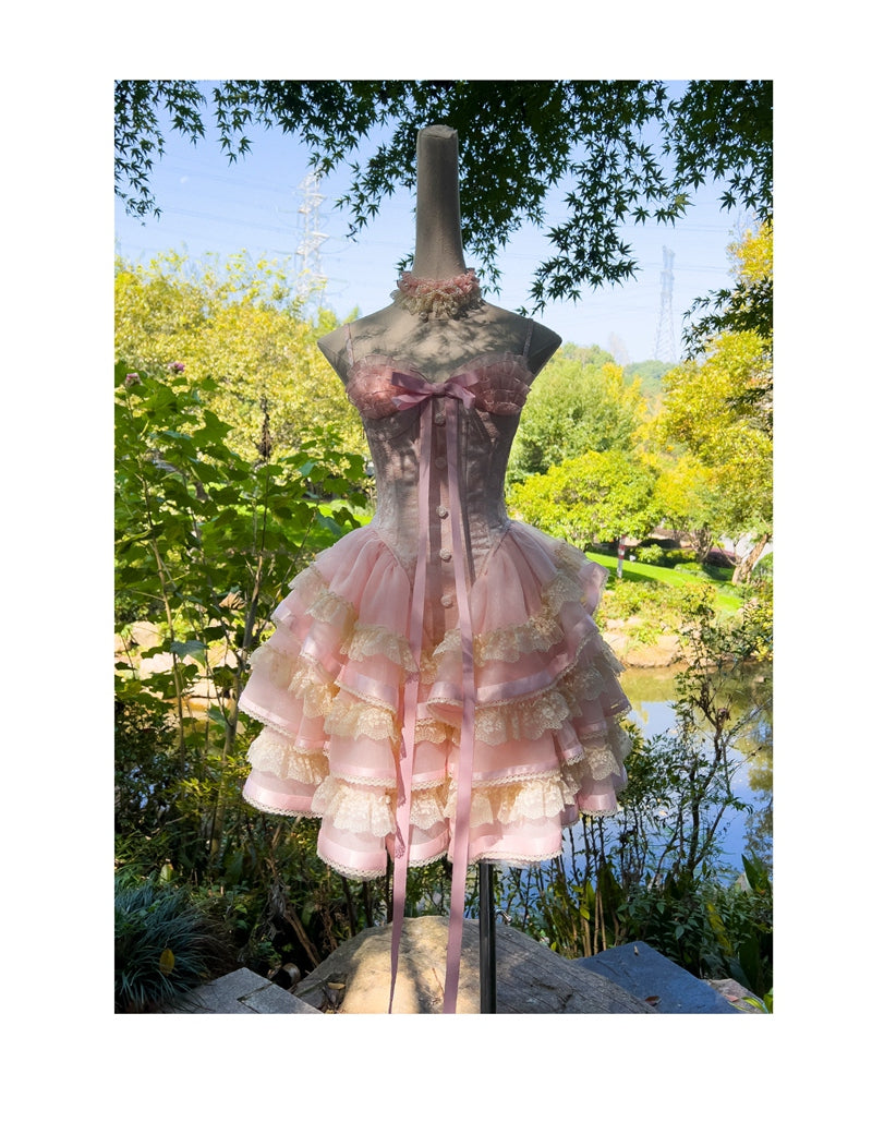 Cute Ball Gown Spaghetti Straps Pink Short Homecoming Dress Summer Middle School Formal 8th Grade Hoco Dresses Summer Homecoming Outfits DH89