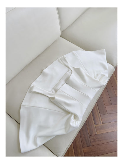 Cute A line Square Neck Short White Formal 8th Grade Homecoming Dresses Summer Middle School Hoco Dress Homecoming Outfits DH92