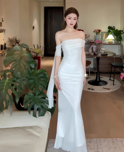 Robe de bal courte à bretelles spaghetti, gris argenté, robe de soirée courte, robe de bal Hoco DH2684