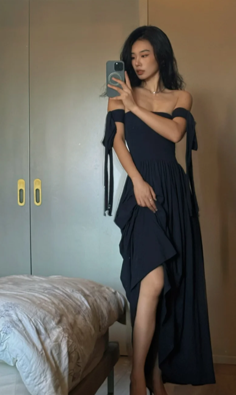 Robe de bal courte à bretelles spaghetti, gris argenté, robe de soirée courte, robe de bal Hoco DH2684