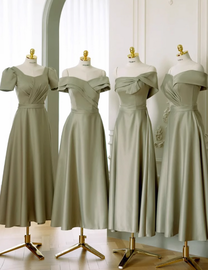 Robe de bal courte à bretelles spaghetti, gris argenté, robe de soirée courte, robe de bal Hoco DH2684