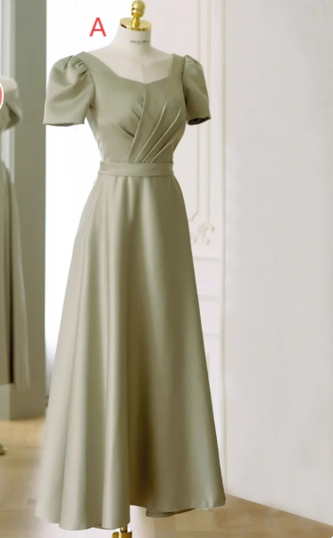 Robe de bal courte à bretelles spaghetti, gris argenté, robe de soirée courte, robe de bal Hoco DH2684