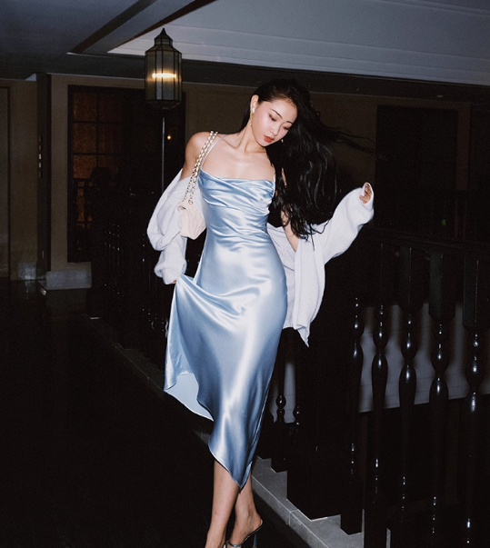 Robe de bal courte à bretelles spaghetti, gris argenté, robe de soirée courte, robe de bal Hoco DH2684