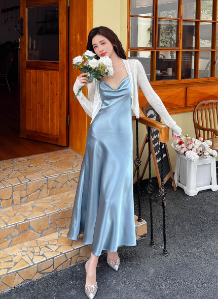 Süßes Ballkleid Spaghettiträger Silbergrau Mini Kurzes Formales Homecoming-Kleid Party Kurzes Ballkleid Hoco Kleider DH2684