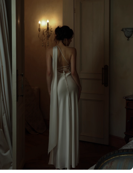 Robe de bal courte à bretelles spaghetti, gris argenté, robe de soirée courte, robe de bal Hoco DH2684