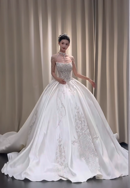 Süßes Ballkleid Spaghettiträger Silbergrau Mini Kurzes Formales Homecoming-Kleid Party Kurzes Ballkleid Hoco Kleider DH2684