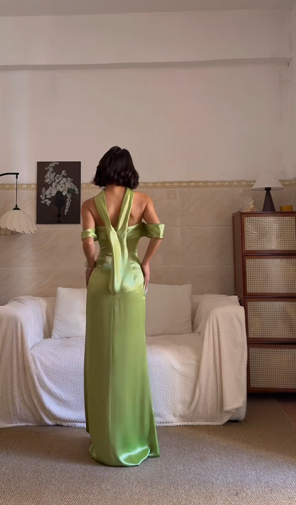 Robe de bal courte à bretelles spaghetti, gris argenté, robe de soirée courte, robe de bal Hoco DH2684