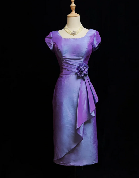 Robe de bal courte à bretelles spaghetti, gris argenté, robe de soirée courte, robe de bal Hoco DH2684